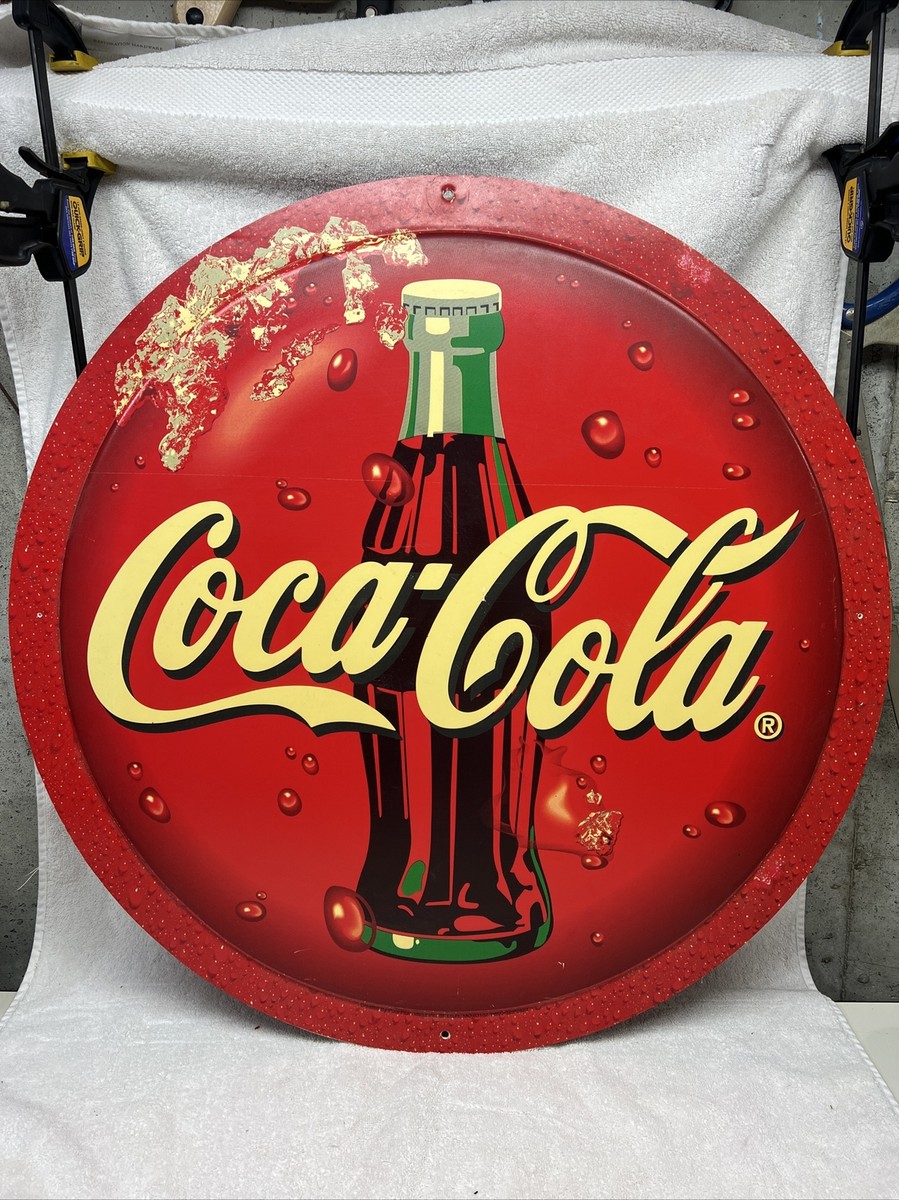 Coca-Cola オーバル型サイン非売品 昭和レトロ　80年代　希少 s-l1200.jpg