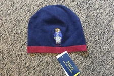 New Polo Ralph Lauren Kid's Polo Bear Beanie Size 4-7 (41cm)