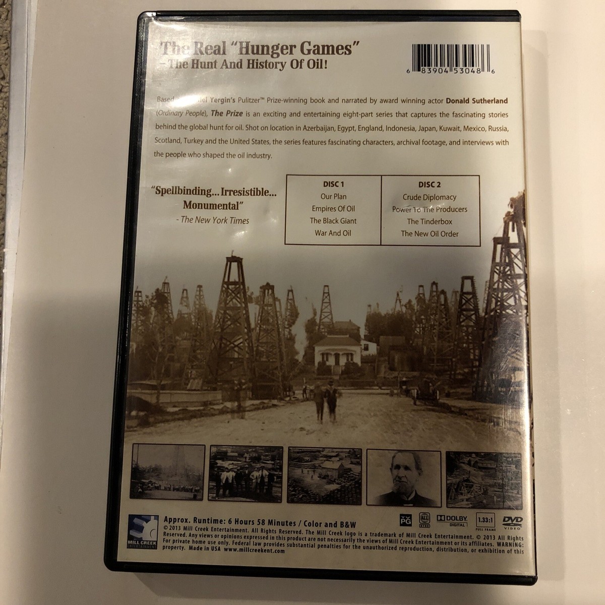 The Prize: An Epic Quest For Oil, Money And Power (DVD, 1992