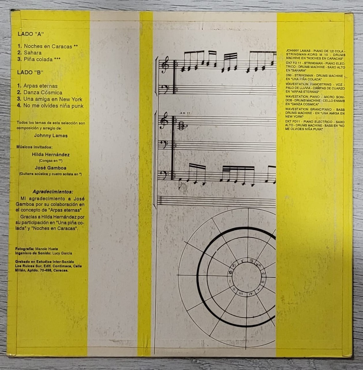 独LP Johnny Lamas Danza Cosmica TCLP002 TrueClass Records /00260 LP JOHNNY LAMAS Danza Cosmica TCLP002 TrueClass Re GERMANY