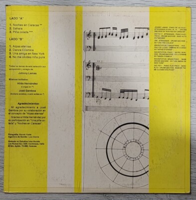 JOHNNY LAMAS- Danza Cosmica 1993 electronic obscure | eBay