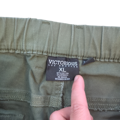 NEU VICTORIOUS Herren Cargo Pocket Unterteil Oliv XL - Bild 4 von 6