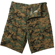 Marine USMC Digital Woodland Camouflage ROTHCO Military BDU Shorts S M L XL 2X 3