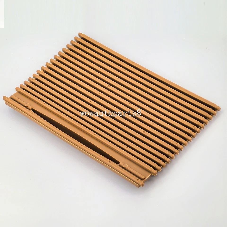 Consola delantera portavasos cubierta persiana enrollable beige para Porsche Cayenne 2003-2010 Foto 4 de 4