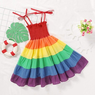 rainbow party dresses