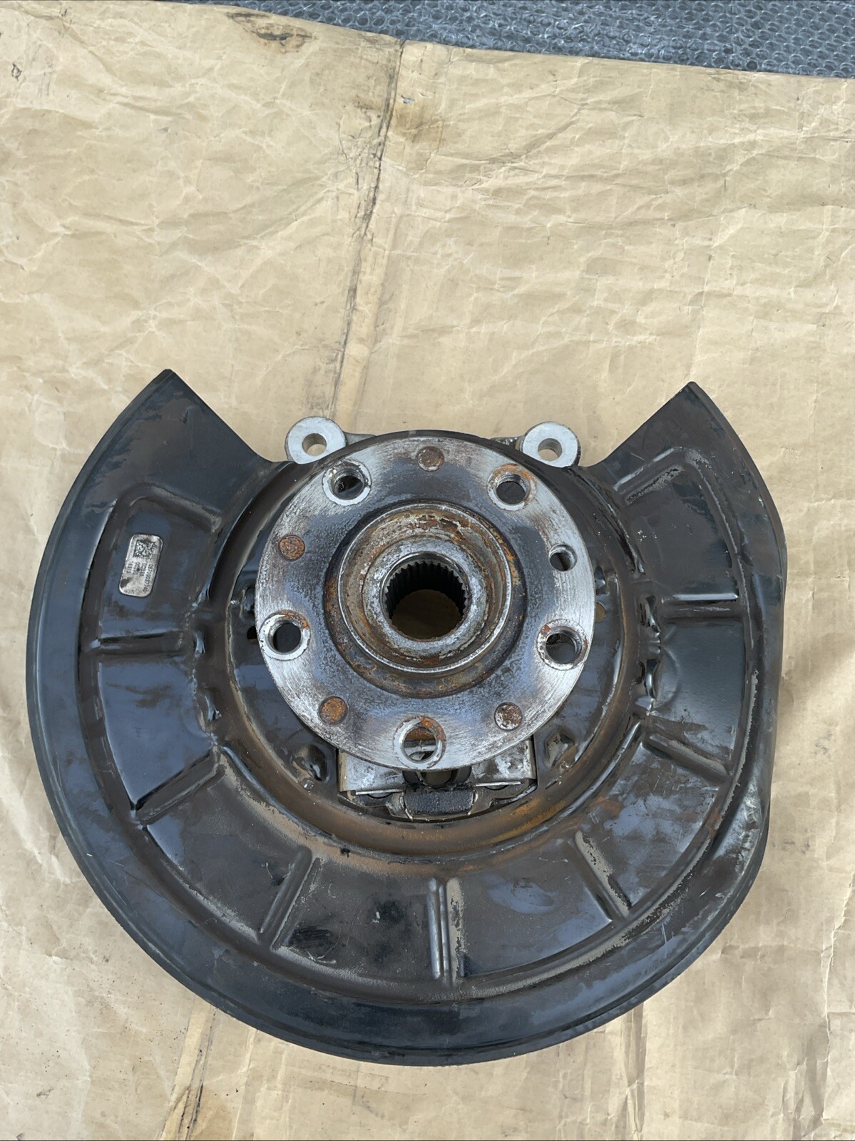 14-19 Maserati Ghibli RWD Rear Left Spindle Knuckle & Wheel Hub Bearing OEM
