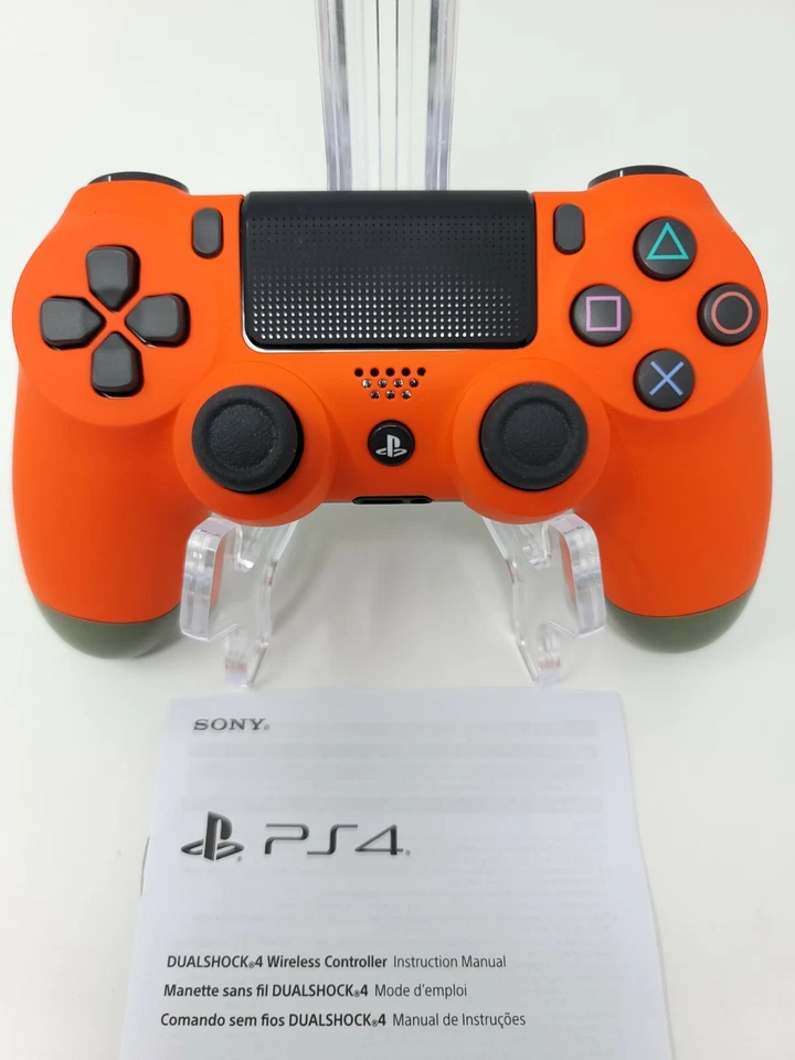 SONY Soft Touch Orange Custom PS4 Playstation 4 Wireless Controller