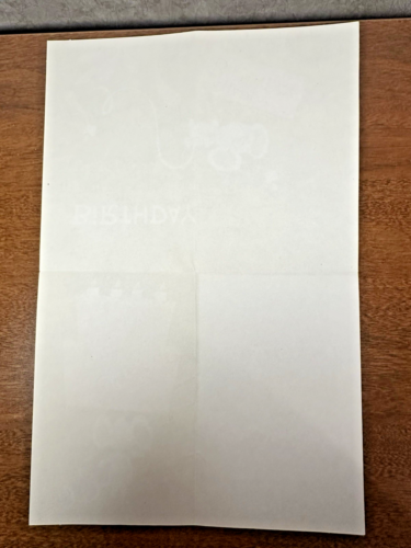 Vintage Gibson Happy Birthday Greeting Card 1960's - Picture 11 of 11