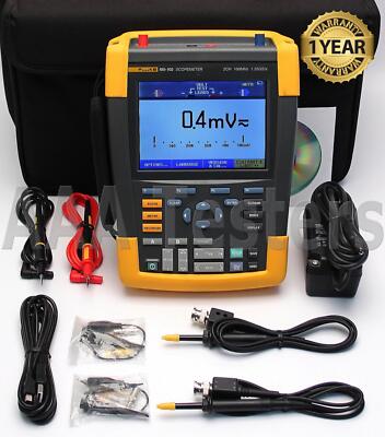 Fluke 190 102 ScopeMeter Series II 1.25GS/s 2 Chan 100MHz Oscilloscope 190-102