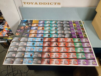 1996 X-Men 37 x 27'' CHROMIUM FLEER ULTRA 100 CARD SHEET