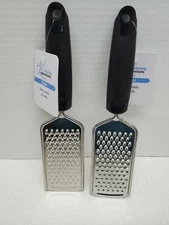2--trueliving essentials Stainless Steel Hand Held Grater Zester,FREE SHIPPING