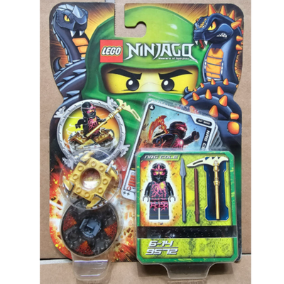 LEGO Ninjago 9572 NRG Cole - New Factory Sealed Retired 2012 Set