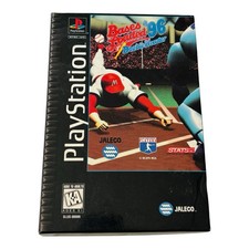Bases Loaded 1996 PS1 PlayStation Baseball Game MLB Sony CIB Long Box Vintage