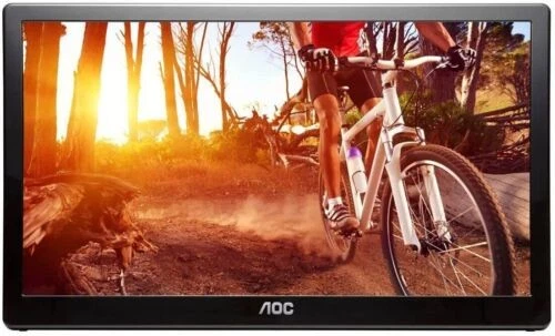 Aoc E1659fwu Portable Usb 3.0 Led Monitor 16 Black And Silver - Image 3 of 4