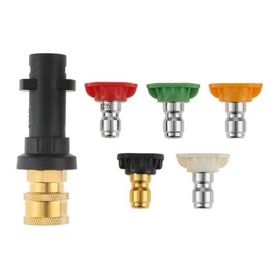#ad #ad 1PC High Pressure Washer Gun Adapter amp; 5 Nozzle For Karcher K2 K3 K4 K5 K6 K7 $11.15