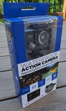Proscan PAC2000 HD Waterproof Action Camera 8GB MicroSD Card Black