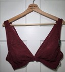 NWT Tommy Hilfiger Leaf Lace Plunge Bralette w/Light Padding-Size XL   — photo 1