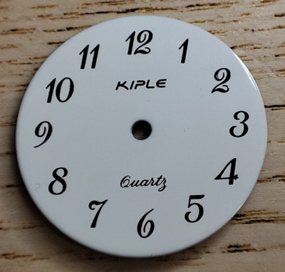 Kiple Quarzuhr Zifferblatt weiß Farbe 21,5 mm Konvolut 22 Zifferblätter