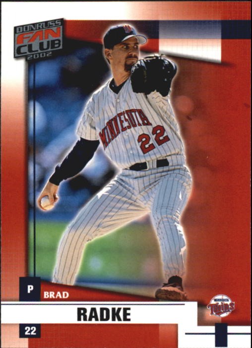 2002 Donruss Fan Club #9 Brad Radke - BB