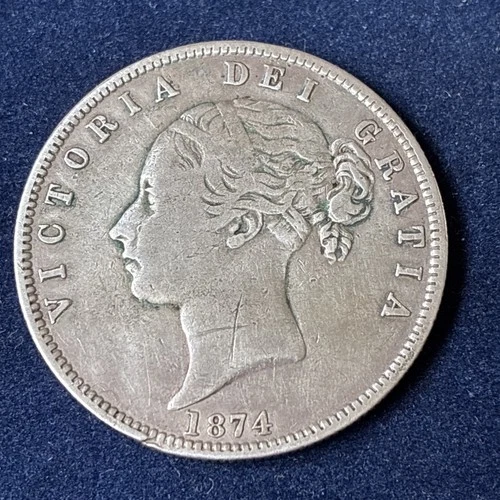 1874 Victoria Half Crown — photo from another recent sale
