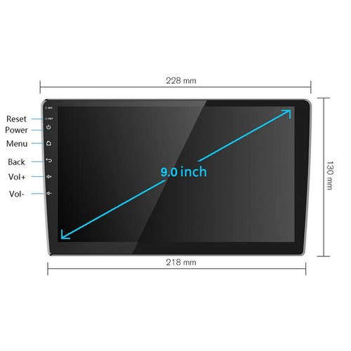 9" Autoradio Player GPS Navigation Wifi RDS Set passt für Hyundai Sonata NF - Bild 6 von 7