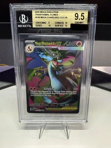 Mega Charizard x EX 109/094 Phantasmal Flames Holo - BGS 9.5 Gem Mint