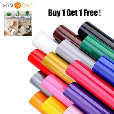 Buy 1 Get 1 Free Permanent Vinyl Self Adhesive Permanent Vinyl 12x5/10FT HTVRONT