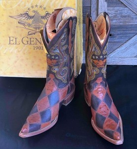 El General Ostrich Boots | eBay display picture 3