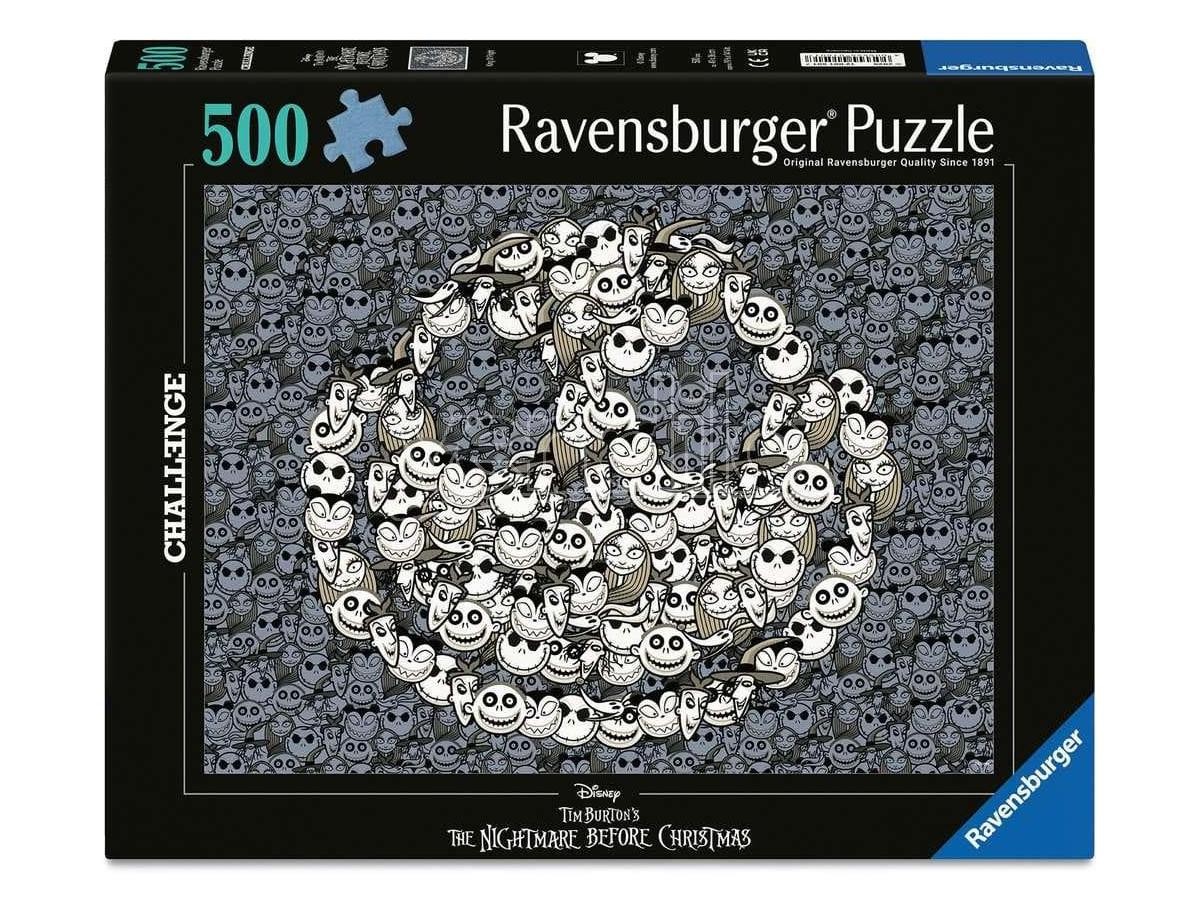 The Nightmare Before Natale Challenge Jigsaw Puzzle King Of Fright (500 Pezzi) R