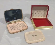 Revlon 0678 Love-Pat Cream Beige Refillable Compact With Box 