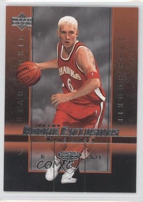 2003-04 Upper Deck Rookie Exclusives Star Rookie Travis Hansen #28 0p6