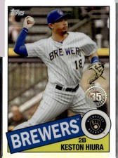 2020 Topps Chrome #85TC-16 Keston Hiura 1985 Topps Baseball