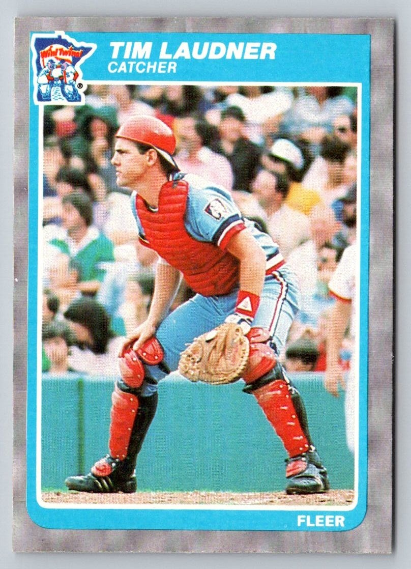 1985 Fleer #283 Tim Laudner