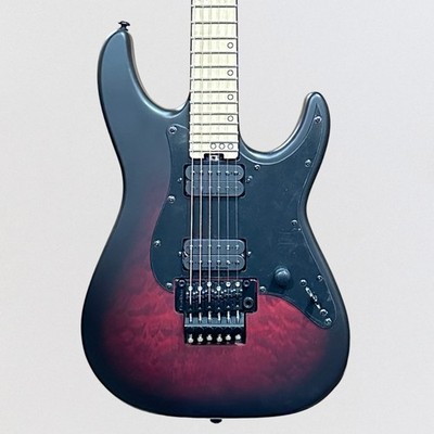 Schecter Miles Dimitri Baker 6 FR Electric Guitar - Crimson Red Burst Satin