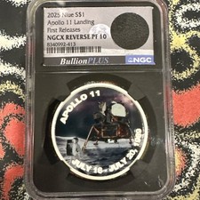 2025 Niue Apollo 11 Landing NGCX PF10 70 with Neil Armstrong Flown Flight Jacket