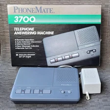 Vintage Phone Mate PhoneMate 3700 Telephone Answering Machine