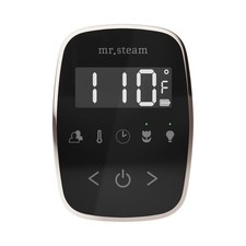Mr. Steam TempoFlex Steam Shower Control and Steamhead in Black Polished Nickel