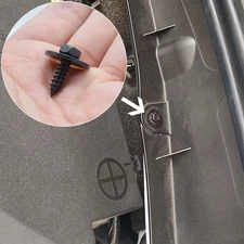 Car Body Fender Bumper Retainer Metal Clip Screw Hex Head Washer 1 x