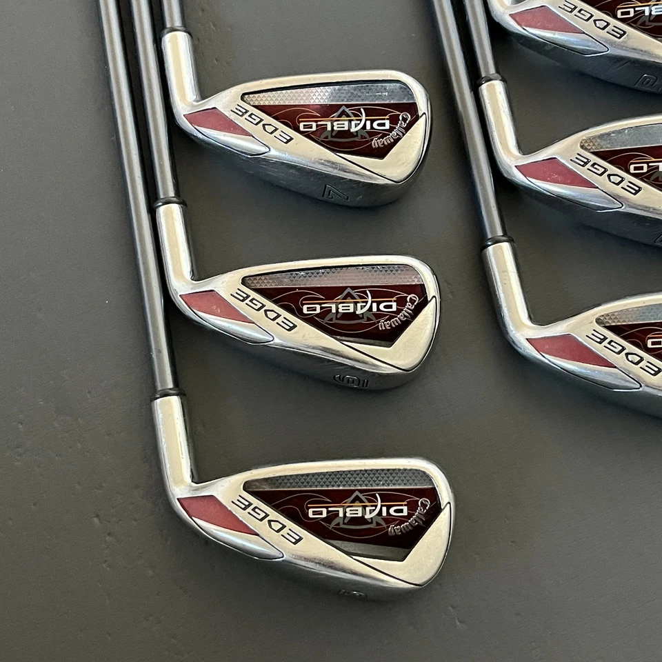 ◼️6pcs◼️ Callaway DIABLO EDGE Iron Set 6pcs 5-9,Pw Shaft DIABLO EDGE 601 Flex R - Image 2 of 4