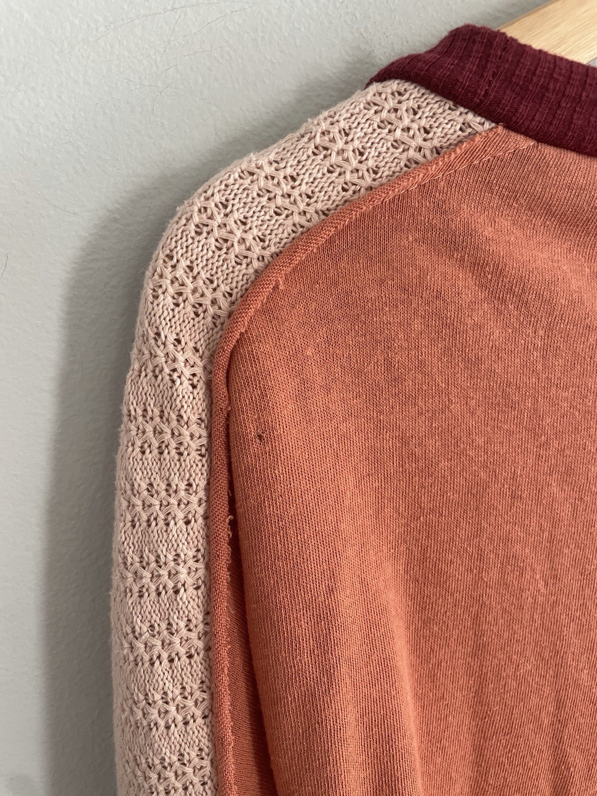 POL Patchwork Star Pullover Knit Top Boho Oversiz… - image 4