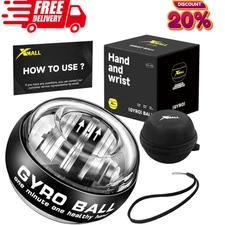 Torque Ball Hand Exerciser Grip Strength Trainer Wrist Gyro Ball Auto-Start