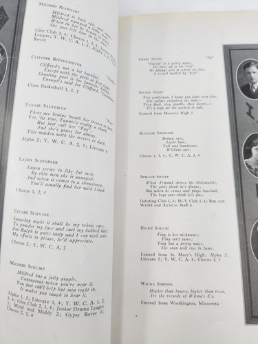 1921 Iowa City High School Yearbook - Iowa City, Iowa The RED and WHITE 1921 - Bild 13 von 22