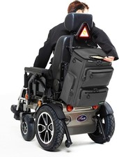 Classic Large Adaptive Wheelchair Backpack for Back of Chair, Charcoal Gray