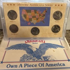 2008 Historic Americana Series Coins - OK, HA, NM, AZ, and AL - MINT CONDITION!