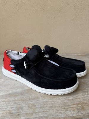 Hey Dude Disney Mickey Mouse Wally Shoes Men s Sz 9 Style Code 44178-063