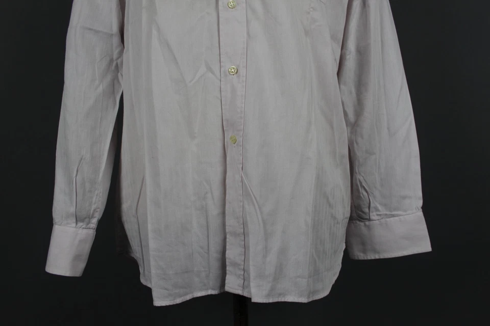 Camisa vintage Burberrys London rosa claro manga larga abotonada talla 41/16 Foto 3 de 4