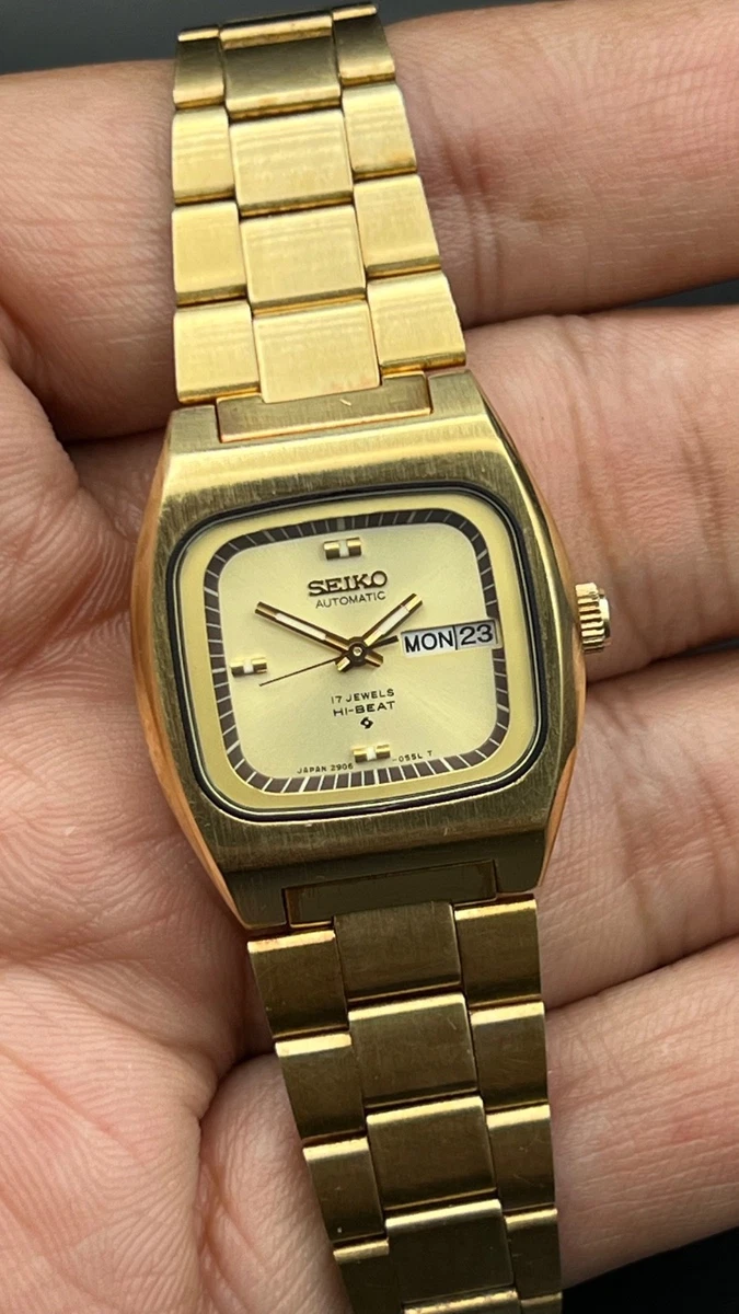 Seiko Gold Plated Case Mechanical (Automatic) Wristwatches for