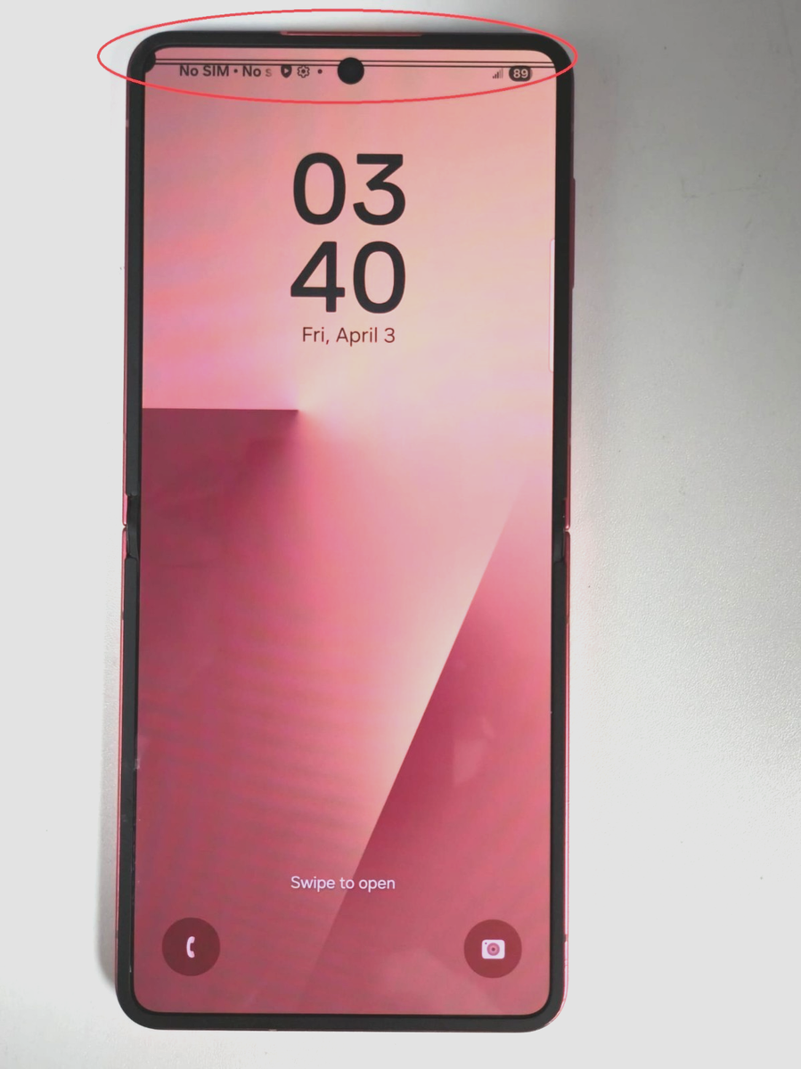 Samsung Galaxy Z Flip 7 256GB Red AT&T SM-F766U Read Description