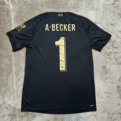 Liverpool FC Fußball Trikot Herren Medium New Balance 2019/20 GK Alisson Becker #1