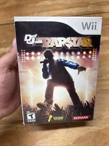Def Jam Rapstar Microphone Bundle Nintendo Wii Game Complete Box 2010 BRAND NEW